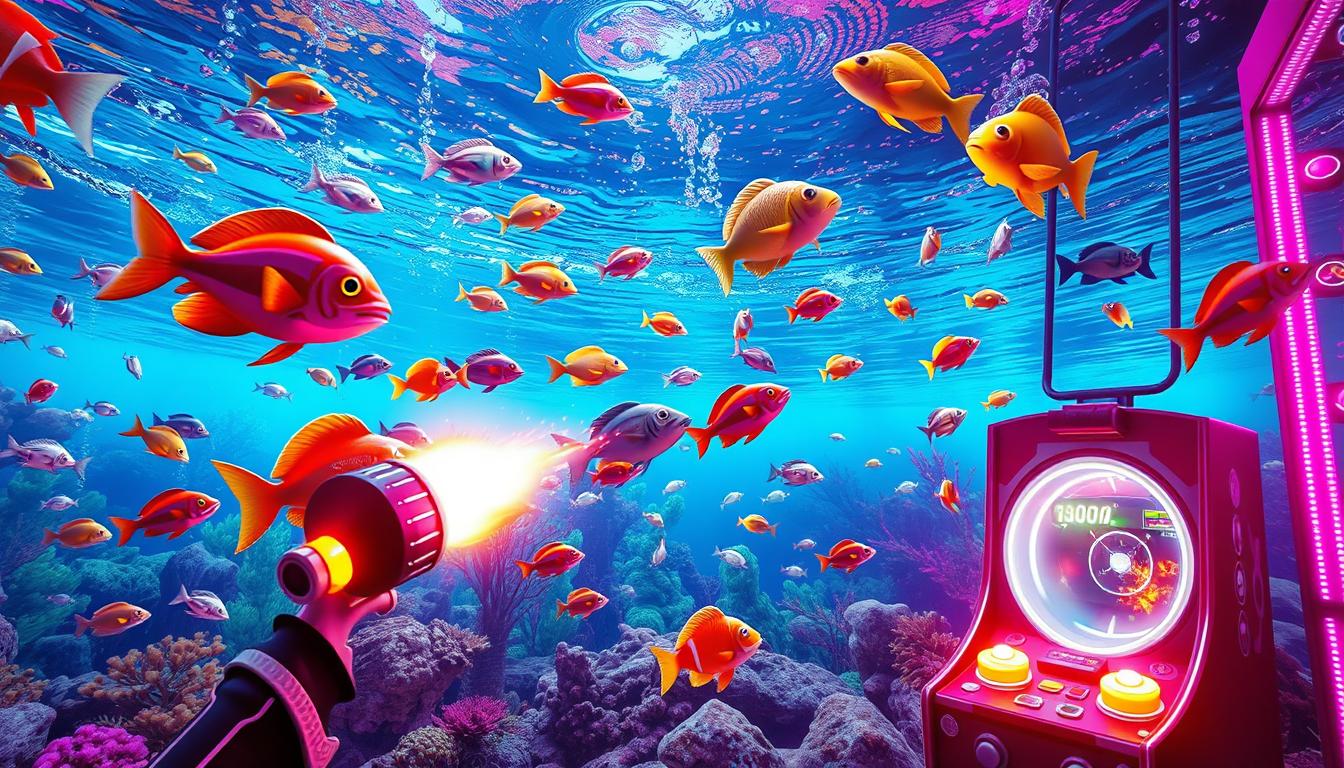 Bermain Tembak Ikan di Tengah Suasana Pedesaan